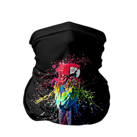Бандана-труба 3D с принтом Попугай в Санкт-Петербурге, 100% полиэстер, ткань с особыми свойствами — Activecool | плотность 150‒180 г/м2; хорошо тянется, но сохраняет форму | bird | colors | eweryday | life | nature | ара | креатив | повседневный стиль | попугай | природа | птица | радуга | разноцветный | темный