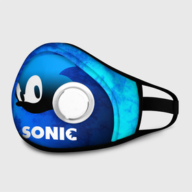 Маска из неопрена с принтом СОНИК / SONIC в городе Новоалтайск, неопрен 100% | Форма огибающая нос. Резинки для ушей с дополнительной резинкой на затылке. Клапан для выдоха для активного дыхания при занятиях спортом. Эластичный материал маски и окантовки для лучшего растяжения и прилегания маски.  | adventure | game | games | hedgehog | movie | mult | sonic | the | unleashed | ежик | игра | игры | кино | мульт | мультик | мультфильм | соник | фильм