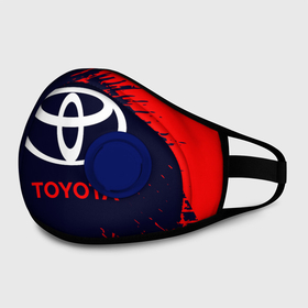 Маска из неопрена с принтом TOYOTA / ТОЙОТА в городе Новоалтайск, неопрен 100% | Форма огибающая нос. Резинки для ушей с дополнительной резинкой на затылке. Клапан для выдоха для активного дыхания при занятиях спортом. Эластичный материал маски и окантовки для лучшего растяжения и прилегания маски.  | auto | camry | corolla | cruiser | land | logo | moto | rav | supra | toyota | авенсис | авто | автомобиль | камри | королла | крузер | ленд | лого | логотип | логотипы | марка | мото | рав | символ | тоета | тоеты | тойота | тойоты