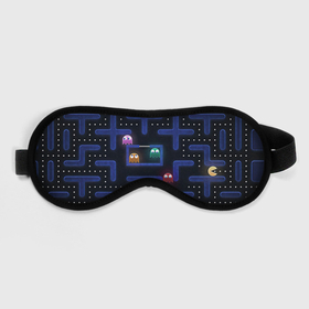 Маска для сна 3D с принтом Pacman в Кировске, внешний слой — 100% полиэфир, внутренний слой — 100% хлопок, между ними — поролон |  | Тематика изображения на принте: pac man | pacman | аркады | пакмэн