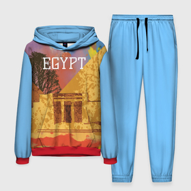 Мужской костюм 3D (с толстовкой) с принтом Египет(Пирамида Хеопса) в Курске,  |  | Тематика изображения на принте: egypt | египет | пирамида хеопса | пирамиды | туристические