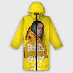 Дождевик унисекс 3D с принтом Billie Eilish(Билли Айлиш) в городе Новоалтайск,  |  | bad guy | billie eilish | билли айлиш | музыка | популярная музыка