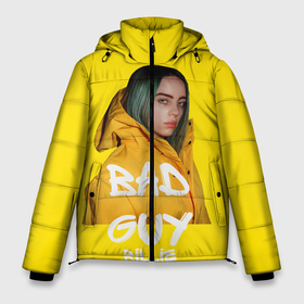 Мужская зимняя куртка 3D с принтом Billie Eilish(Билли Айлиш) в городе Новоалтайск, верх — 100% полиэстер; подкладка — 100% полиэстер; утеплитель — 100% полиэстер | длина ниже бедра, свободный силуэт Оверсайз. Есть воротник-стойка, отстегивающийся капюшон и ветрозащитная планка. 

Боковые карманы с листочкой на кнопках и внутренний карман на молнии. | bad guy | billie eilish | билли айлиш | музыка | популярная музыка