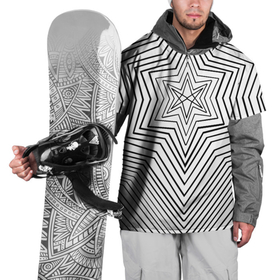 Накидка на куртку 3D с принтом bring me the horizon white в Санкт-Петербурге, 100% полиэстер |  | bmth | bring me the horizon | obey | oliver sykes | rock | бринг ми зэ хорайзон | музыка | оливер сайкс | рок