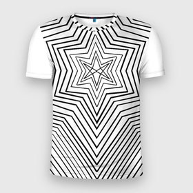 Мужская футболка 3D Slim с принтом bring me the horizon white в Новосибирске, 100% полиэстер с улучшенными характеристиками | приталенный силуэт, круглая горловина, широкие плечи, сужается к линии бедра | bmth | bring me the horizon | obey | oliver sykes | rock | бринг ми зэ хорайзон | музыка | оливер сайкс | рок