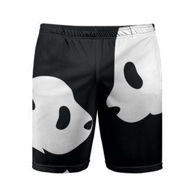 Мужские шорты спортивные с принтом Panda в Тюмени,  |  | bearcat | coon bear | panda | бамбуковый медвед | большая панда | гигантская панда