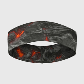 Повязка на голову 3D с принтом Застывшая лава в Кировске,  |  | абстрактные | абстрактный | абстракция | вилканический | вулкан | вулканические | камень | лава | магма | обсидиан | обсидиановый | огонь