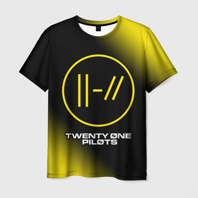Мужская футболка 3D с принтом TWENTY ONE PILOTS / 21 PILOTS в Санкт-Петербурге, 100% полиэфир | прямой крой, круглый вырез горловины, длина до линии бедер | logo | music | one | pilots | rock | symbol | top | twenty | twentyonepilots | ван | группа | лого | логотип | логотипы | музыка | пилотс | рок | символ | символы | твенти | топ