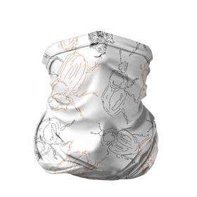 Бандана-труба 3D с принтом Ползучие жучки в Курске, 100% полиэстер, ткань с особыми свойствами — Activecool | плотность 150‒180 г/м2; хорошо тянется, но сохраняет форму | букашка | жук | жуки | жучара | жучки