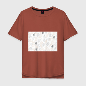 Мужская футболка хлопок Oversize с принтом Ползучие жучки в Новосибирске, 100% хлопок | свободный крой, круглый ворот, “спинка” длиннее передней части | букашка | жук | жуки | жучара | жучки