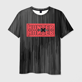 Мужская футболка 3D с принтом Hunter x Hunter в Новосибирске, 100% полиэфир | прямой крой, круглый вырез горловины, длина до линии бедер | killua | мультфильм | охотник х охотник