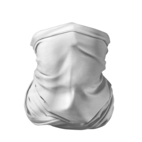Бандана-труба 3D с принтом Белое полотно текстура , 100% полиэстер, ткань с особыми свойствами — Activecool | плотность 150‒180 г/м2; хорошо тянется, но сохраняет форму | белая ткань | мятая ткань | полотно | скатерть | ткань