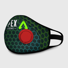 Маска из неопрена с принтом APEX LEGENDS / АПЕКС ЛЕГЕНД в городе Новоалтайск, неопрен 100% | Форма огибающая нос. Резинки для ушей с дополнительной резинкой на затылке. Клапан для выдоха для активного дыхания при занятиях спортом. Эластичный материал маски и окантовки для лучшего растяжения и прилегания маски.  | apex | game | games | legend | legends | logo | апекс | битва | игра | игры | королевская | легенд | легендс | лого | логотип | логотипы | символ | символы