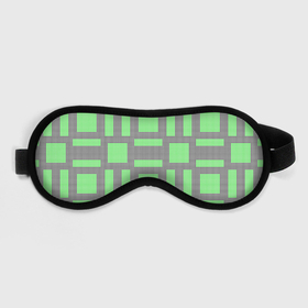 Маска для сна 3D с принтом Пиксели зеленые в Курске, внешний слой — 100% полиэфир, внутренний слой — 100% хлопок, между ними — поролон |  | геометрия | зеленые | квадраты | орнамент | па терн | пиксели | узор