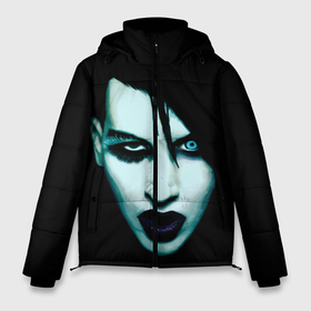 Мужская зимняя куртка 3D с принтом Marilyn Manson в Новосибирске, верх — 100% полиэстер; подкладка — 100% полиэстер; утеплитель — 100% полиэстер | длина ниже бедра, свободный силуэт Оверсайз. Есть воротник-стойка, отстегивающийся капюшон и ветрозащитная планка. 

Боковые карманы с листочкой на кнопках и внутренний карман на молнии. | Тематика изображения на принте: goth | gothic | manson | marilyn | metal | mm | music | rock | гот | готы | метал | мэнсон | мэрилин | рок