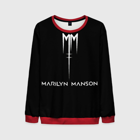Мужской свитшот 3D с принтом Marilyn Manson в Курске, 100% полиэстер с мягким внутренним слоем | круглый вырез горловины, мягкая резинка на манжетах и поясе, свободная посадка по фигуре | manson | marilyn | marilyn manson | мэнсон | мэрилин | мэрилин мэнсон
