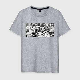 Мужская футболка хлопок с принтом Бездомный бог, манга в Кировске, 100% хлопок | прямой крой, круглый вырез горловины, длина до линии бедер, слегка спущенное плечо. | аниме | арт | бездомный бог | девушка | манга | парень | ято