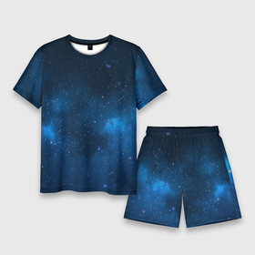 Мужской костюм с шортами 3D с принтом млечный путь ,  |  | вселенная | звезды | космос | млечный путь | ночь