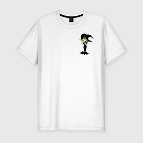 Мужская футболка хлопок Slim с принтом Ведьмочка Лола в Тюмени, 92% хлопок, 8% лайкра | приталенный силуэт, круглый вырез ворота, длина до линии бедра, короткий рукав | lola bunny | looney tunes | vdzabma | лола банни | луни тюнз