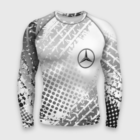 Мужской рашгард 3D с принтом Mercedes Benz в Курске,  |  | amg | mercedes | mercedes значок | mercedes лого | mercedes марка | амг | бенц | лого автомобиля | логотип мерседес | мерин | мерс | мерседес | мерседес бенз | мерседес лого | мерседес эмблема