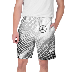 Мужские шорты 3D с принтом Mercedes Benz в Белгороде,  полиэстер 100% | прямой крой, два кармана без застежек по бокам. Мягкая трикотажная резинка на поясе, внутри которой широкие завязки. Длина чуть выше колен | amg | mercedes | mercedes значок | mercedes лого | mercedes марка | амг | бенц | лого автомобиля | логотип мерседес | мерин | мерс | мерседес | мерседес бенз | мерседес лого | мерседес эмблема