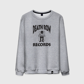 Мужской свитшот хлопок с принтом Death Row Records в Санкт-Петербурге, 100% хлопок |  | death row | dr dre | hip hop | rap | snoop dogg