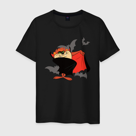 Мужская футболка хлопок с принтом Таз , 100% хлопок | прямой крой, круглый вырез горловины, длина до линии бедер, слегка спущенное плечо. | looney tunes | tasmanian devil | taz | vdzabma | луни тюнз | таз | тасманский дьявол