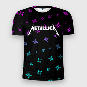 Мужская футболка 3D спортивная с принтом METALLICA / МЕТАЛЛИКА в Петрозаводске, 100% полиэстер с улучшенными характеристиками | приталенный силуэт, круглая горловина, широкие плечи, сужается к линии бедра | hetfield | james | logo | metal | metalica | metallica | music | rock | star | джеймс | звезда | знак | ларс | лого | логотип | логотипы | метал | металика | металлика | музыка | рок | символ | символы | ульрих | хэтфилд