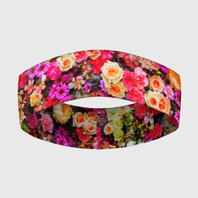 Повязка на голову 3D с принтом Цветы в Новосибирске,  |  | Тематика изображения на принте: весна | красивые цветы | красота | милые цветы | орхидея | пион | роза | розы | ромашка | сад | сирень | фиалка | цветок | цветочки | цветы