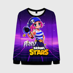 Мужской свитшот 3D с принтом Penny Brawl Stars в городе Новоалтайск, 100% полиэстер с мягким внутренним слоем | круглый вырез горловины, мягкая резинка на манжетах и поясе, свободная посадка по фигуре | anime | brawl | brawl stars | brawlstars | brawl_stars | panny | peny | аниме | бравл | бравлстарс | девочка | девочка в шкуре медведя | девушка | манга | пени | пини