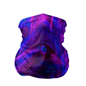 Бандана-труба 3D с принтом Space , 100% полиэстер, ткань с особыми свойствами — Activecool | плотность 150‒180 г/м2; хорошо тянется, но сохраняет форму | abstraction | glitter | paint | stains | абстракция | блестки | краска | разводы | розовый | синий