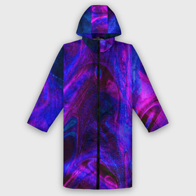 Дождевик унисекс 3D с принтом Space в городе Новоалтайск,  |  | abstraction | glitter | paint | stains | абстракция | блестки | краска | разводы | розовый | синий