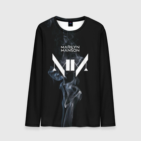 Мужской лонгслив 3D с принтом TRDMrnMsn, Marilyn Manson в Курске, 100% полиэстер | длинные рукава, круглый вырез горловины, полуприлегающий силуэт | Тематика изображения на принте: art | logo | manson | marilyn | rock | usa | великий | лого | логотип | мэнсон | мэрилин | рок | ужасный