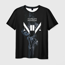 Мужская футболка 3D с принтом TRDMrnMsn, Marilyn Manson , 100% полиэфир | прямой крой, круглый вырез горловины, длина до линии бедер | art | logo | manson | marilyn | rock | usa | великий | лого | логотип | мэнсон | мэрилин | рок | ужасный