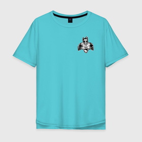 Мужская футболка хлопок Oversize с принтом Сильвестр в Курске, 100% хлопок | свободный крой, круглый ворот, “спинка” длиннее передней части | looney tunes | sylvester | vdzabma | луни тюнз | сильвестр