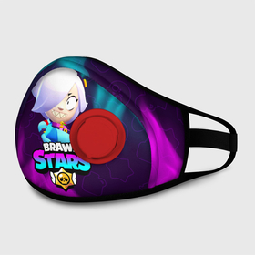 Маска из неопрена с принтом BRAWL STARS COLETTE / КОЛЕТТ в городе Новоалтайск, неопрен 100% | Форма огибающая нос. Резинки для ушей с дополнительной резинкой на затылке. Клапан для выдоха для активного дыхания при занятиях спортом. Эластичный материал маски и окантовки для лучшего растяжения и прилегания маски.  | Тематика изображения на принте: brawl | colete | colette | collete | logo | stars | бравл | бравла | браво | игра | игры | колетт | колетта | коллет | коллета | лого | логотип | символ | старс | старса