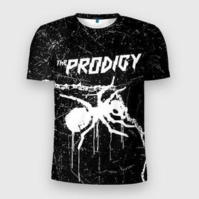 Мужская футболка 3D Slim с принтом THE PRODIGY. в Екатеринбурге, 100% полиэстер с улучшенными характеристиками | приталенный силуэт, круглая горловина, широкие плечи, сужается к линии бедра | prodigy | the prodigy | дарование | музыка | чудо