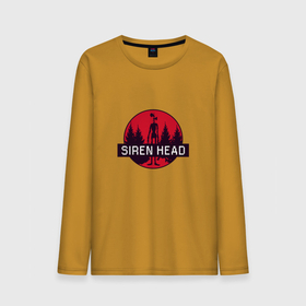 Мужской лонгслив хлопок с принтом Siren Head в Курске, 100% хлопок |  | siren head | игра | лес | монстр | персонаж | сирена | сиреноголовый | чудовище