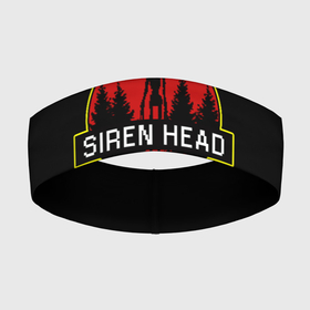 Повязка на голову 3D с принтом Siren Head в Тюмени,  |  | siren head | игра | лес | монстр | персонаж | сирена | сиреноголовый | чудовище