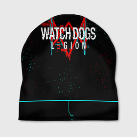 Шапка 3D с принтом WATCH DOGS LEGION , 100% полиэстер | универсальный размер, печать по всей поверхности изделия | ded sec | fox | hacker | legion | watch dogs | watch dogs 2 | watch dogs legion | легион | хакер