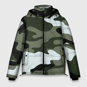 Мужская зимняя куртка 3D с принтом camouflage 2 в Тюмени, верх — 100% полиэстер; подкладка — 100% полиэстер; утеплитель — 100% полиэстер | длина ниже бедра, свободный силуэт Оверсайз. Есть воротник-стойка, отстегивающийся капюшон и ветрозащитная планка. 

Боковые карманы с листочкой на кнопках и внутренний карман на молнии. | армия россии | войска | камуфляж | орнамент | узор