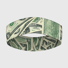 Повязка на голову 3D с принтом Доллар в Екатеринбурге,  |  | 100 долларов | арт | банкноты | валюта | деньги | доллар | зеленый | рисунок | сто | сто долларов