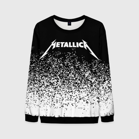 Мужской свитшот 3D с принтом Metallica. в Курске, 100% полиэстер с мягким внутренним слоем | круглый вырез горловины, мягкая резинка на манжетах и поясе, свободная посадка по фигуре | metallica | music | rock | американская рок группа | метал группа | металлика | музыка | рок | рок группа | трэш метал | хеви метал