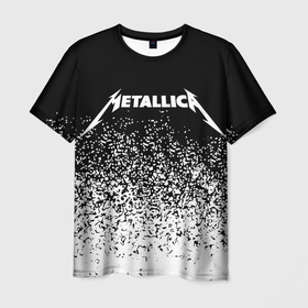 Мужская футболка 3D с принтом Metallica. в Тюмени, 100% полиэфир | прямой крой, круглый вырез горловины, длина до линии бедер | metallica | music | rock | американская рок группа | метал группа | металлика | музыка | рок | рок группа | трэш метал | хеви метал