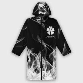 Дождевик унисекс 3D с принтом Black Clover on smoky background в городе Новоалтайск,  |  | anime | black clover | аниме | боевик | буракку куро:ба | кино | комедия | магия | мультфильм | фэнтези | черный клевер | японская сёнэн манга