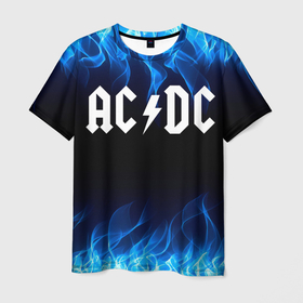 Мужская футболка 3D с принтом AC DC. в Белгороде, 100% полиэфир | прямой крой, круглый вырез горловины, длина до линии бедер | ac dc | music | rock | австралийская рок группа | ас дс | асдс | блюз рок | музыка | переменный ток постоянный ток | рок | рок н ролл | хард рок | эй си ди си