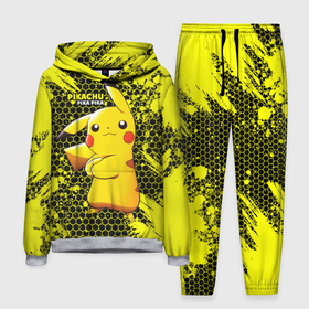 Мужской костюм 3D (с толстовкой) с принтом Pikachu Pika Pika в городе Новоалтайск,  |  | Тематика изображения на принте: pika | pikachu | аниме | детская | детям | игры | молния | мышка | мышь | пика | пикачу | покемон | покемоны