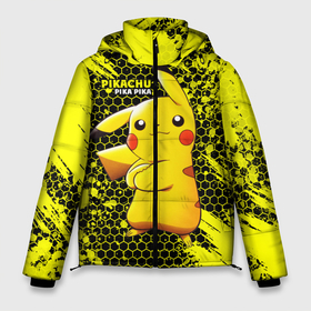 Мужская зимняя куртка 3D с принтом Pikachu Pika Pika в Екатеринбурге, верх — 100% полиэстер; подкладка — 100% полиэстер; утеплитель — 100% полиэстер | длина ниже бедра, свободный силуэт Оверсайз. Есть воротник-стойка, отстегивающийся капюшон и ветрозащитная планка. 

Боковые карманы с листочкой на кнопках и внутренний карман на молнии. | pika | pikachu | аниме | детская | детям | игры | молния | мышка | мышь | пика | пикачу | покемон | покемоны