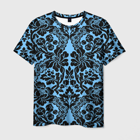 Мужская футболка 3D с принтом Lace 1 , 100% полиэфир | прямой крой, круглый вырез горловины, длина до линии бедер | кружево | орнамент | текстуры | узор