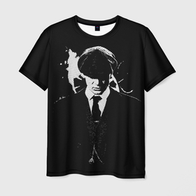 Мужская футболка 3D с принтом Шелби в Кировске, 100% полиэфир | прямой крой, круглый вырез горловины, длина до линии бедер | острые козырьки | сериал | сериалы | томас шелби